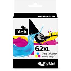 Blybird Blæk C2P07AE NO 62XL HP62XL Color