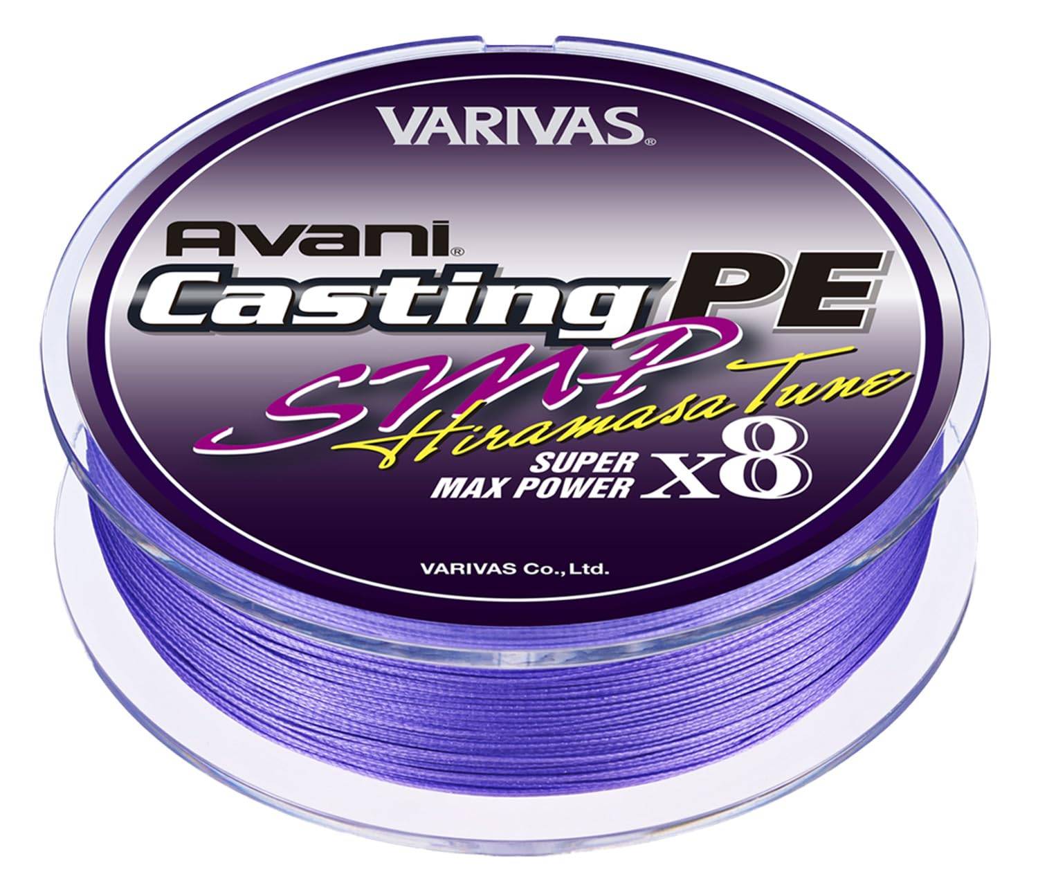 VARIVAS 2024 Avani Casting PE SMP Yellowtail Tune X8 200m #5 violett