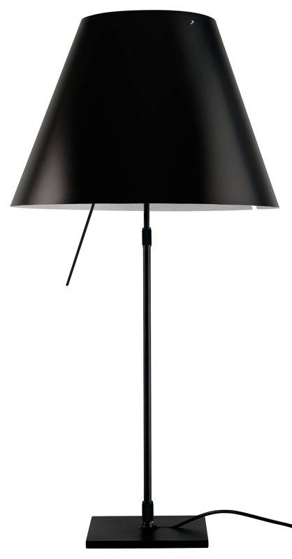 Luceplan Costanza Bord Svart Dimmer Exkl Skärm