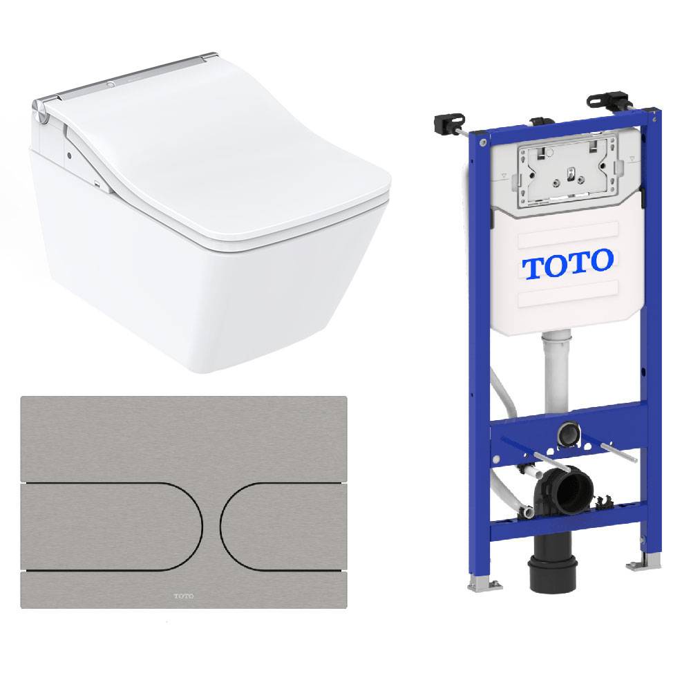 Toto Washlet SW væghængt douchetoilet med cisterne og autoflush