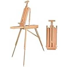 Large Easels Floor Display Tripod Artist Easel with Drawer Collapsible Studio Desktop Easel Artist Stand Painting Stand