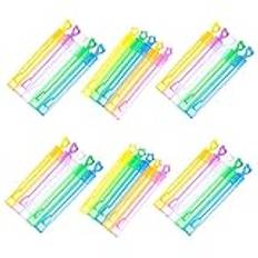 Vaguelly 30 St Bubble Stick Tom Bubble Container Tomma Behållare För Bubbles Mini Bubble Party Favor Goodie Bag Bubblor För Barnhjärtan Mini Bubble Wand Party Favor Bubble Party Favors