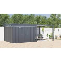 Pergola KONSTA 9,4m² för premium systemhus 10m² 300x314cm svart