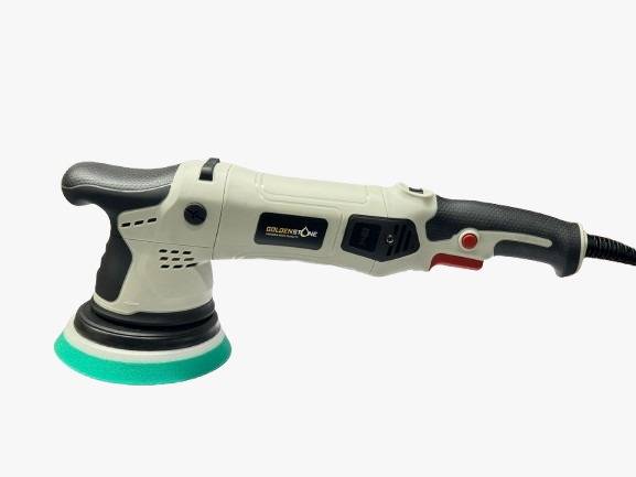 Goldenstone Polermaskine 1000W – 15mm Orbit, 5" Bagskive