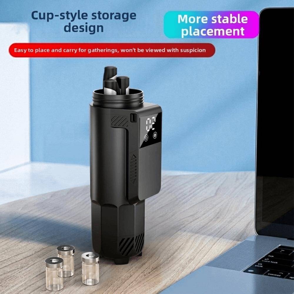 Kompakt Bärbar Kylskåp Isolerad USB-kylskåp Kylutrustning Kylbox Resa svart