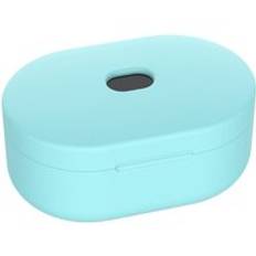 Silikon hörlursfodral för xiaomi redmi airdots hörlursfodral box tws bluetooth trådlöst headset skal för air dots 1 2 box - Ljusgrön
