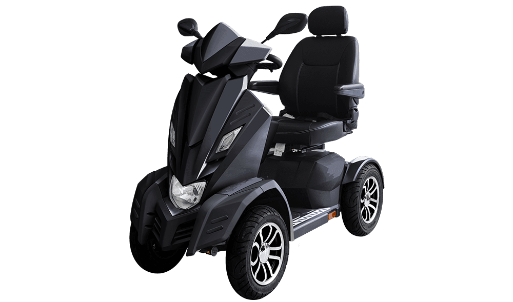 El-scooter EasyGO L4B Maxi – 4 hjul – Sort