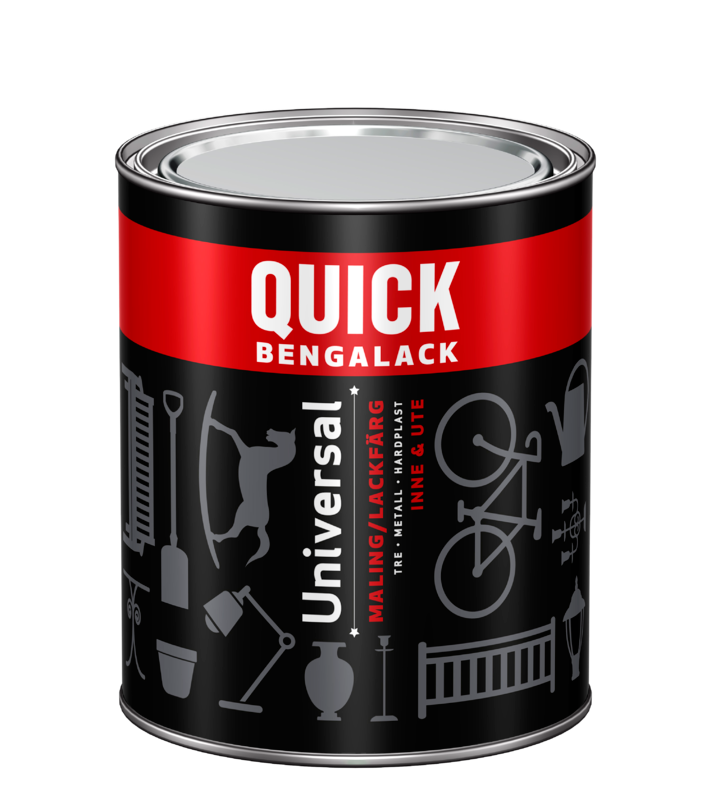 Quick Bengalack Universallak glans 90 Blank - 2,7 ltr..