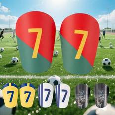 1 par mini-storlek ABS-material #7 antikollisionsbenskydd för fotboll, professionella knäskydd för fotboll - Multifärgad (Multi-size)
