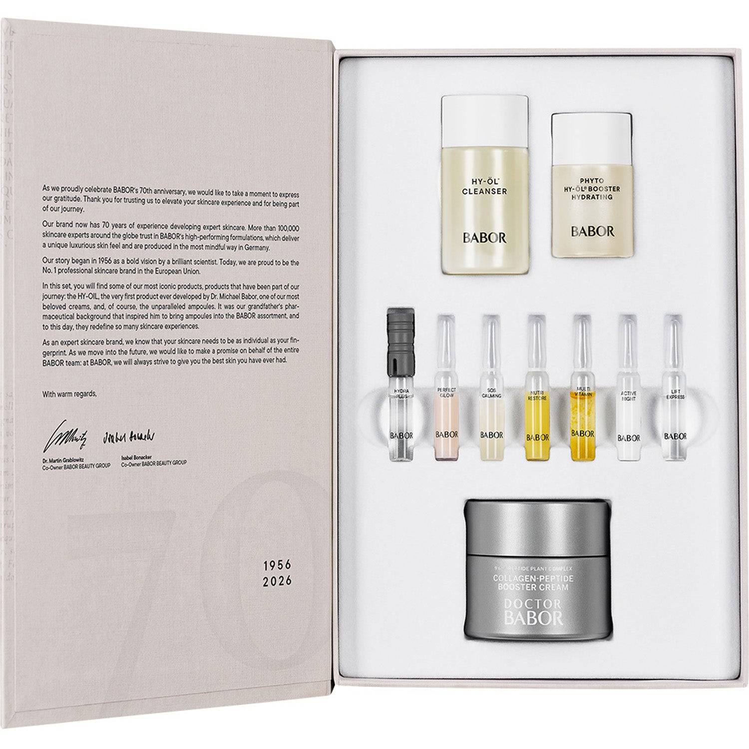 50ml, Babor 70 Anniversary Set 50+30+14+50 ml