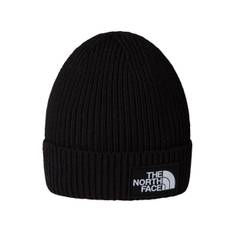 The North Face The North Face Black Kids Logo Cuffed Beanie Hat