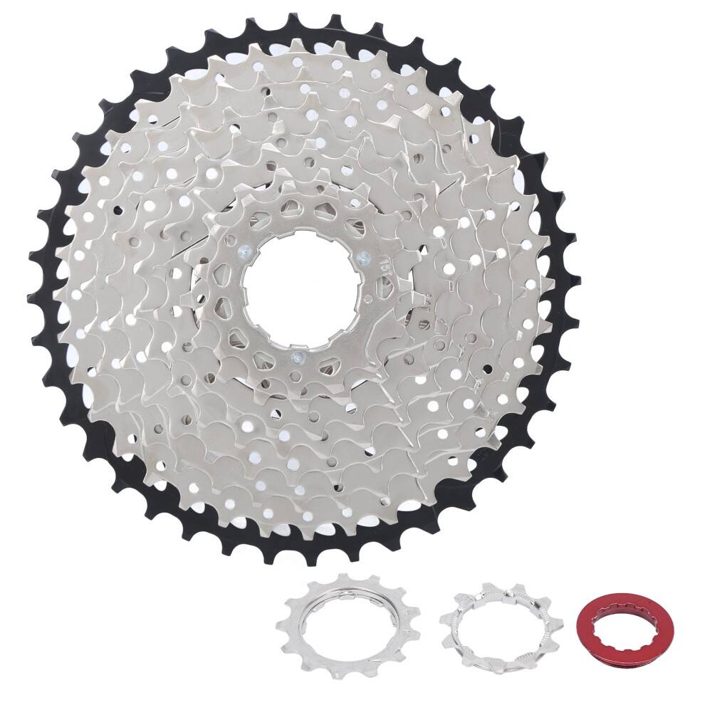 Speedkassette til mountainbike, landevejscykel Shimano Sram kompatibel med højstyrkestål Letvægtsdesign Forniklet finish Glat gear Transit