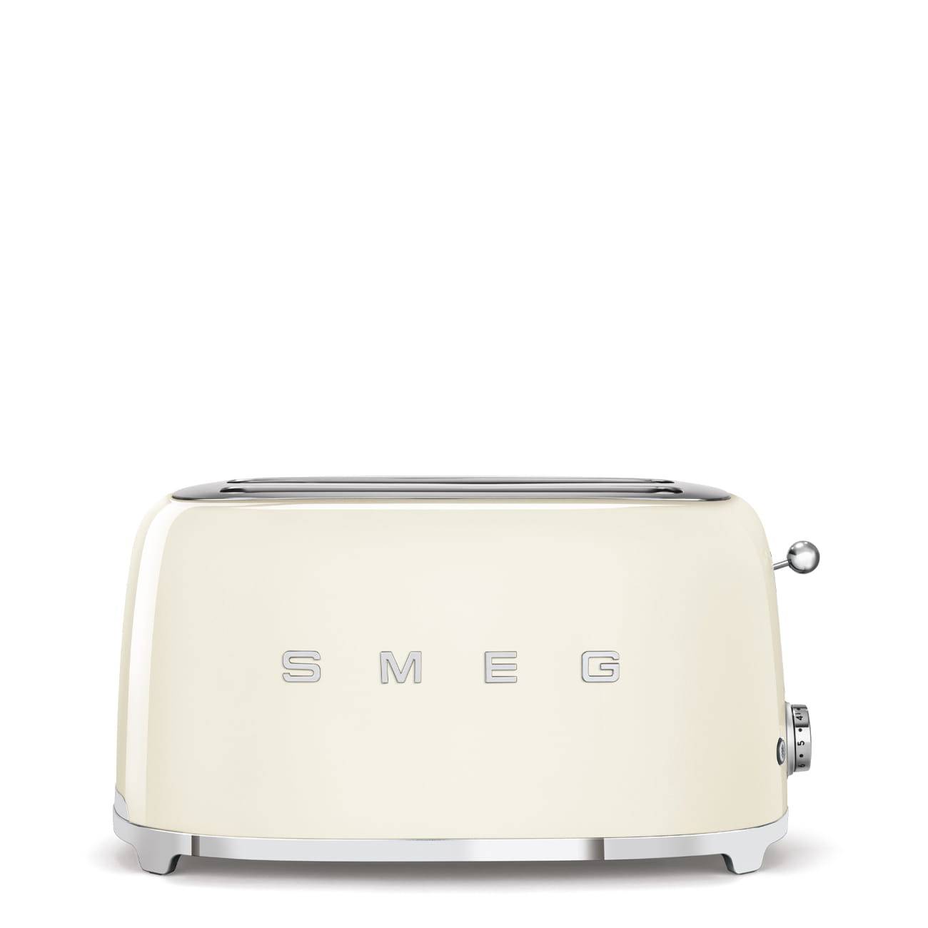 Brödrost med 4 skivor 50-talsstil Beige