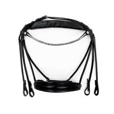 Finesse Bridles - "Cassidy Kandar" - sort/sort/sølv - XFull