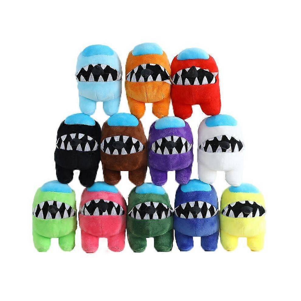(Sky blue) Among Us Plush Toy Game Stuffed Figure Doll for Kid Gift