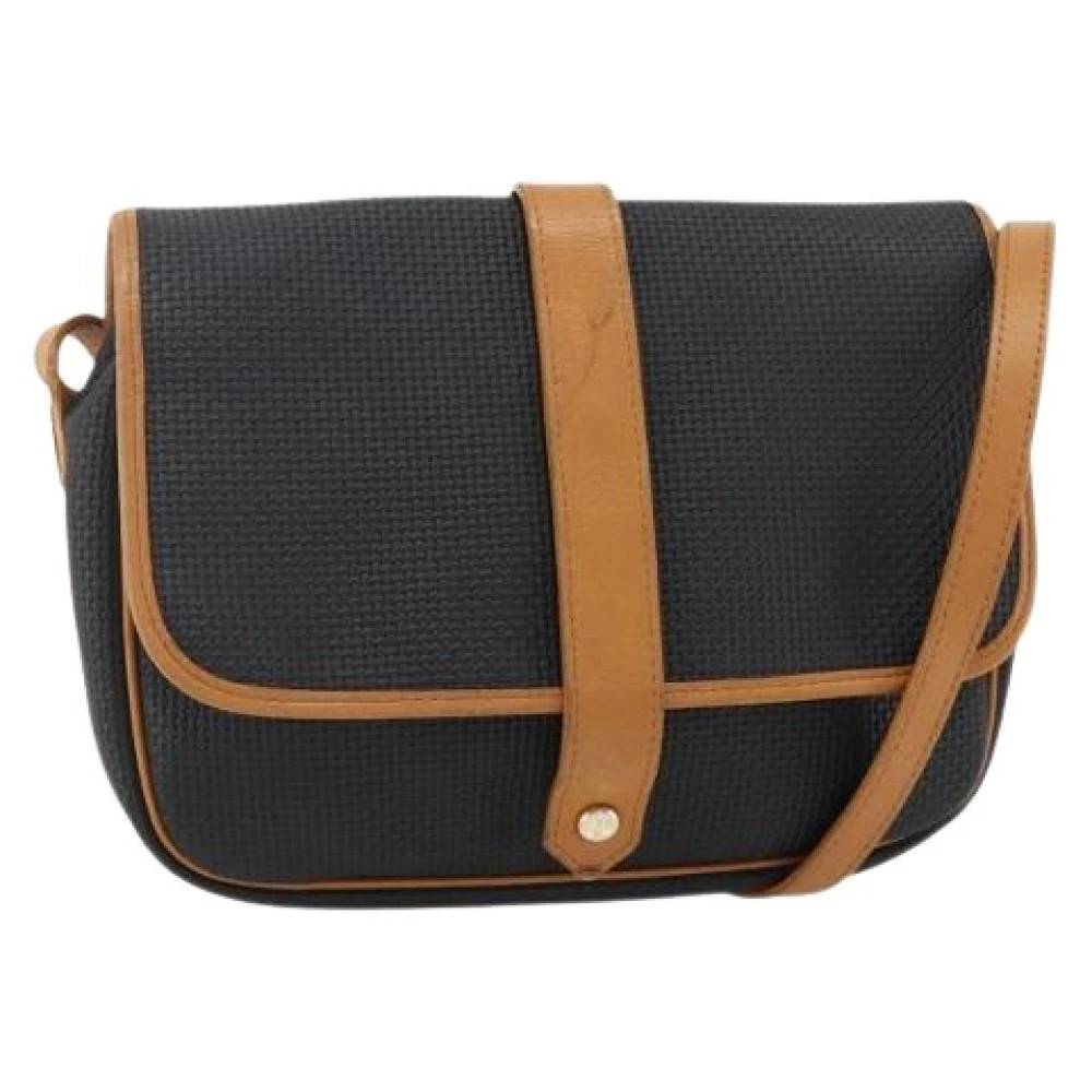 Saint Laurent Vintage Pre-owned Vintage PVC Skuldertaske - Vintage - Dame - Sort - ONE SIZE - Uld