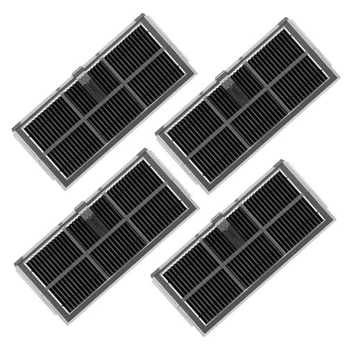 Rrochio robotdammsugare tillbehör för Dreame L40 Ultra, reservdelar med 4 filter för Dreame X40 D20 Ultra, L10s Pro Ultra, L10s Ultra Gen2, X40 Master, Mova P50 Pro E30 Ultra ersättningsfilter