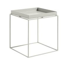 HAY - Tray Table - Medium - Warm Grey - Bakkeborde - Sort - Metal