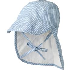 Wheat Solhat Albert Stl. 9-24m/48-51cm unisex - Solhatt Från Magasin - Blue Stripe (9-24m/48-51cm)