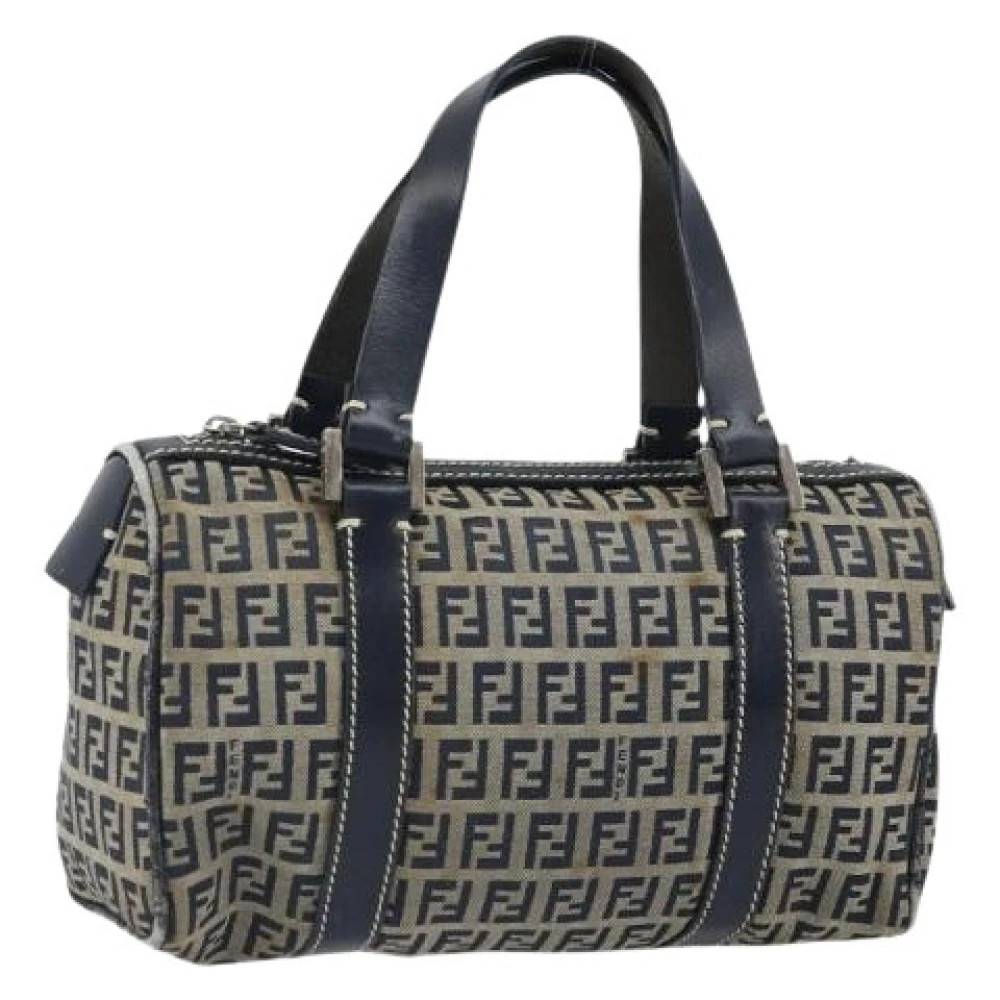 Fendi Vintage Pre-owned Canvas fendi-tasker - Vintage - Dame - Blå - ONE SIZE -