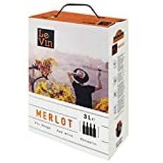 Le Vin Merlot Frankreich IGP Bag-in-box (1 x 3 l) | 3l (1er Pack)