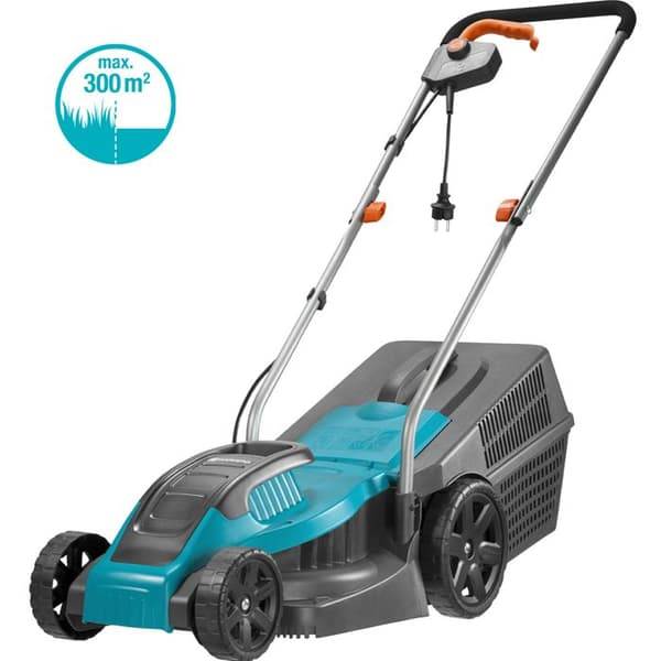 Elektrisk gräsklippare - GARDENA PowerMax - Klippbredd 32 cm - Brickutkast