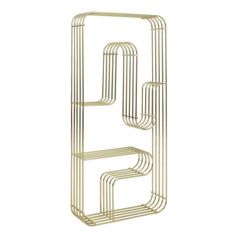 AYTM CURVA Rectangular Shelf Hylde Gold
