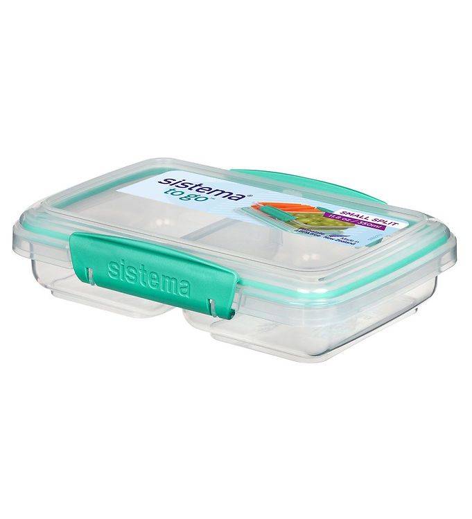 Sistema Matlåda - Small Split - 350 ml - Turkos - Sistema - One Size - Matlåda