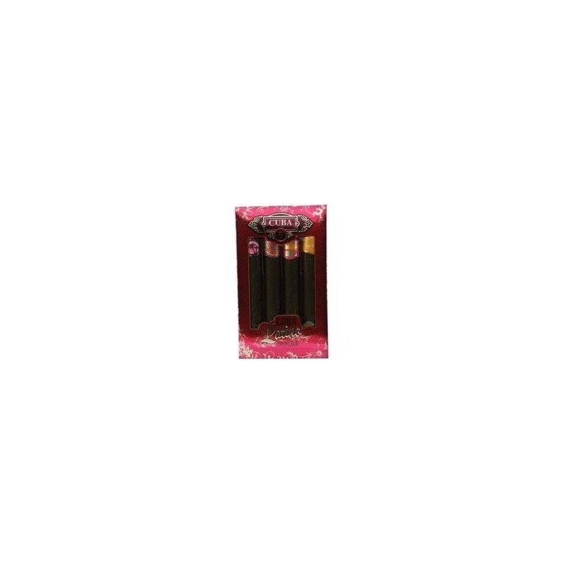 Cuba Jungle Set regalo Cuba Heartbreaker EDT 35 ml, Cuba Snake EDT 35 ml, Cuba Tiger EDT 35 ml and Cuba Zebra EDT 35 ml 140ml