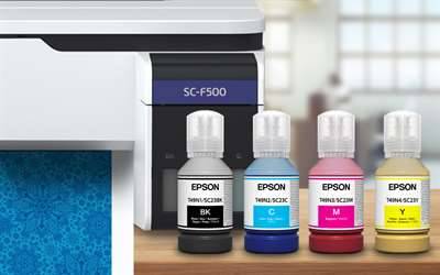 Blæk til Epson SureColor SC-F100 og SC-F500 Sort 140ml.