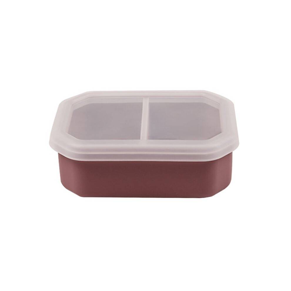 Silicone Lunch Box Portable Lunch Box with Lid Microwave Lunch Box Convenient Meal Preparation Container