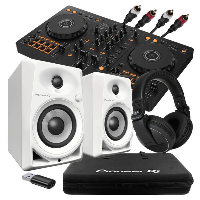 DDJ-FLX4 + HDJ-X5 + DM-40DW + Bag + Cables [+Free Video in Swedish]