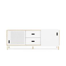 Normann Copenhagen Kabino Skænk M. 2 Skuffer - Hvid