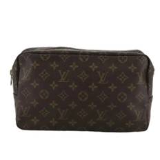 Louis Vuitton Vintage, Pre-owned, Dame, Brun, ONE SIZE, Tyl, Pre-owned Canvas clutches
