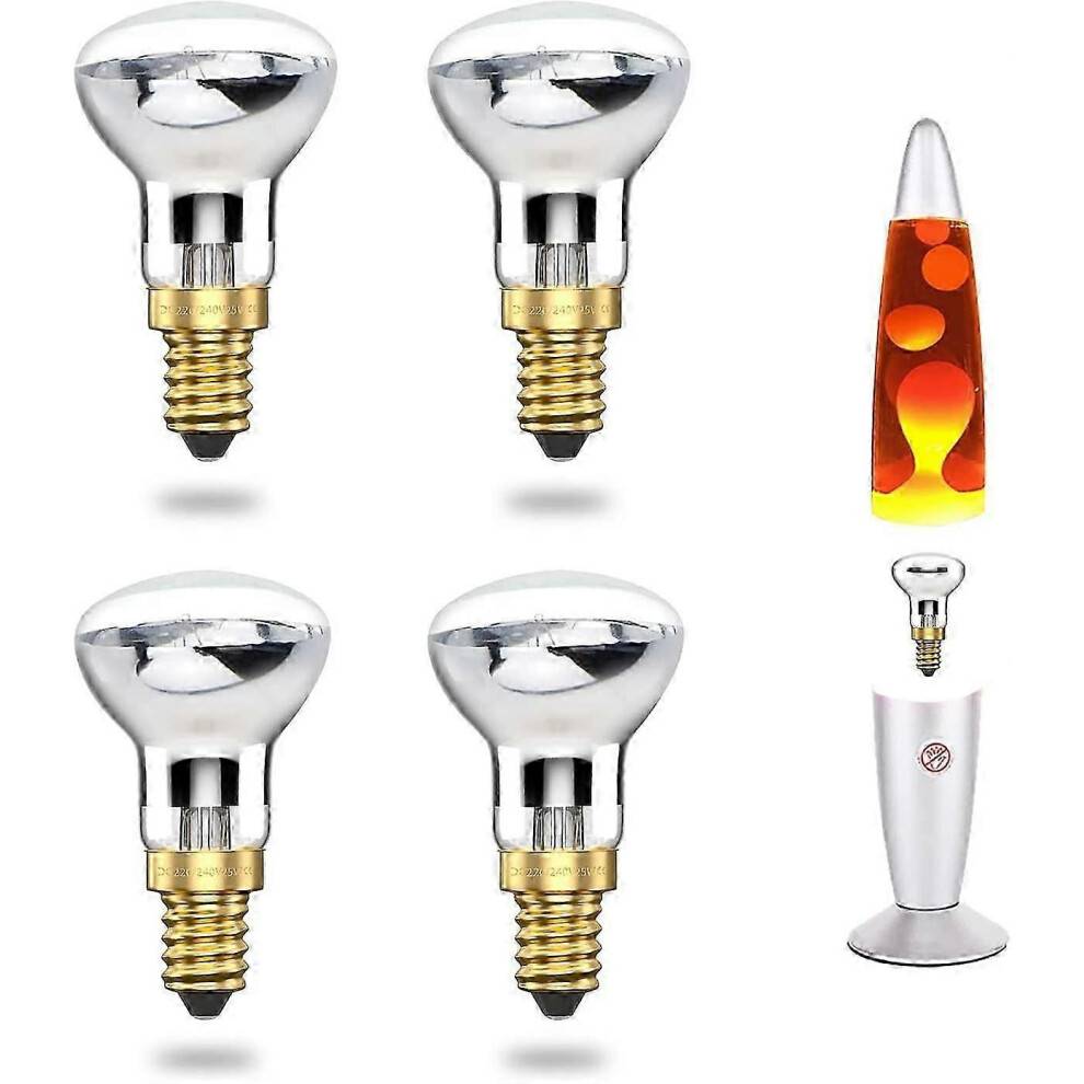 25W E14 Lavalampepære R39 Reflektorpære Glødelampe 25W E14 R39 Lavalampepære (1 stk.) [Energiklasse A++]