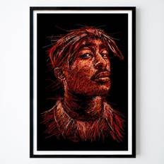 USA Poster: Tupac Shakur von Dustynab