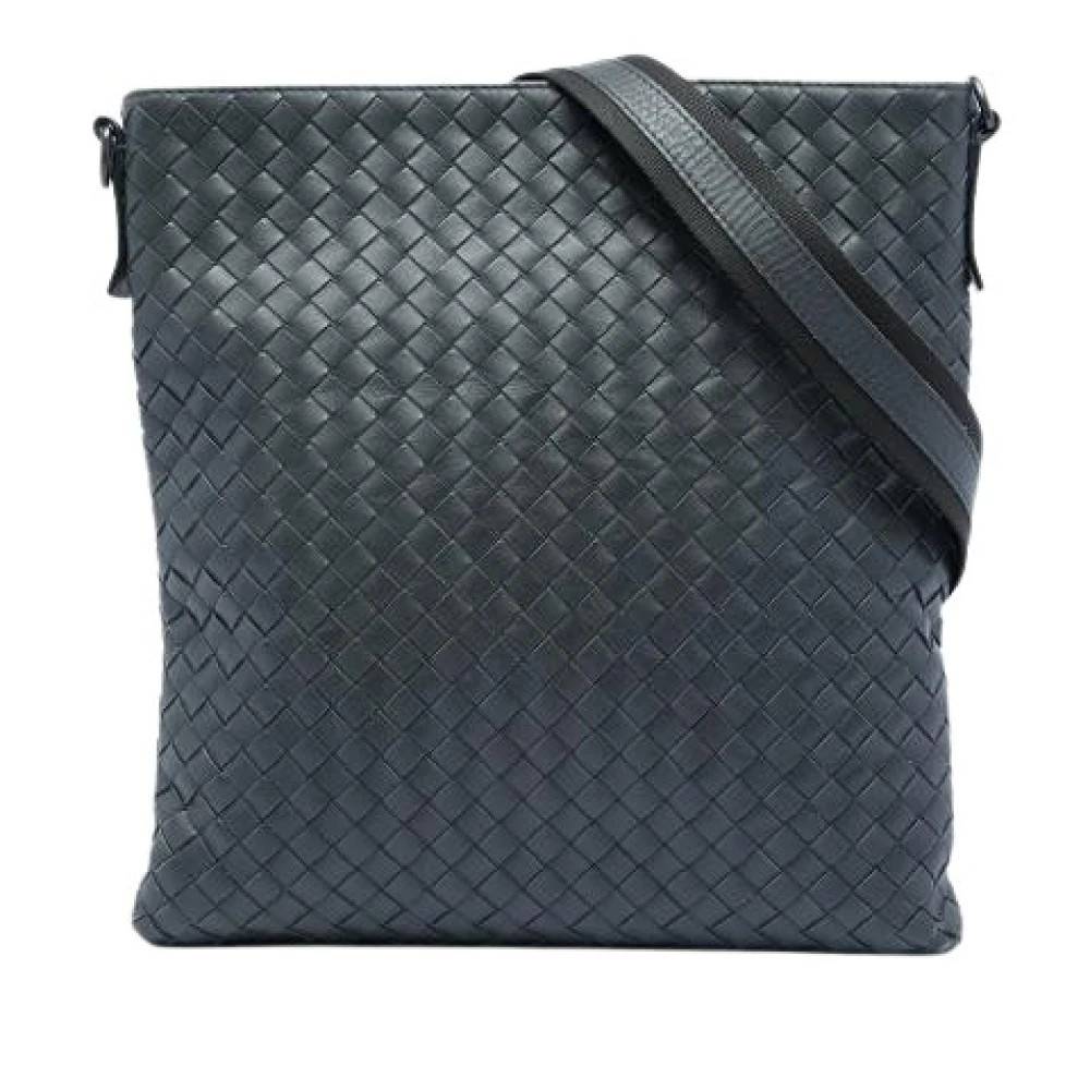 Bottega Veneta Vintage - Pre-owned Woven Nappa Crossbody Bag Vintage - Dam - ONE Size - Läder