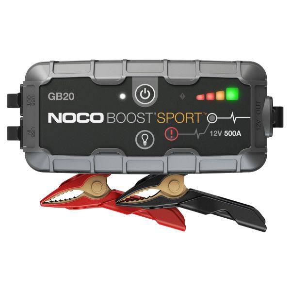 NOCO GB20 UltraSafe 500A – kompakt startbooster 12V