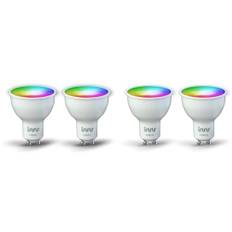 innr GU10 Zigbee Smart Lampe, funktioniert mit Alexa und Hue* (Bridge erforderlich), White & Color, 16 Millionen Farben, LED Spots Dimmbar, Smart Home Lampe, 4-Pack