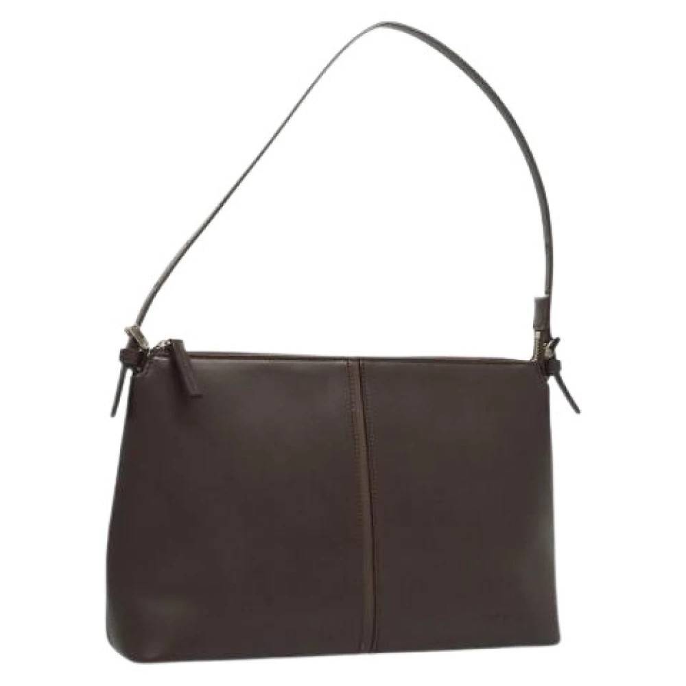 Burberry Vintage Pre-owned Vintage Skuldertaske - Vintage - Dame - Brun - ONE SIZE - Uld
