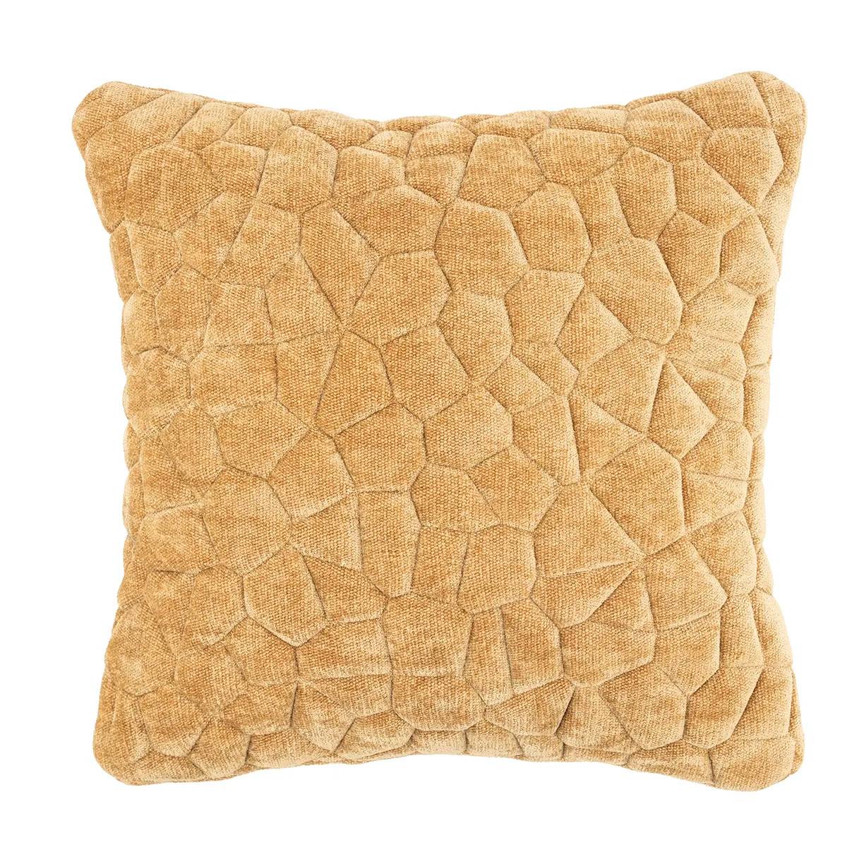 By-Boo, Pyntepude Stitch Gold 45x45 cm