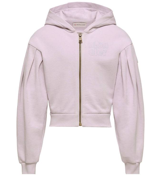 Moncler Cardigan - Cropped - Open Pink - Moncler - 8 år (128) - Cardigan