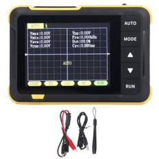 Bärbar DSO152 Digital Oscilloscope Kit, ABS 2,5 Ms per Sekund Provtagning 200 KHz Bandbredd AC/DC -koppling Handhållen Oscilloskop med Lanyard, USB -kabel, Sond