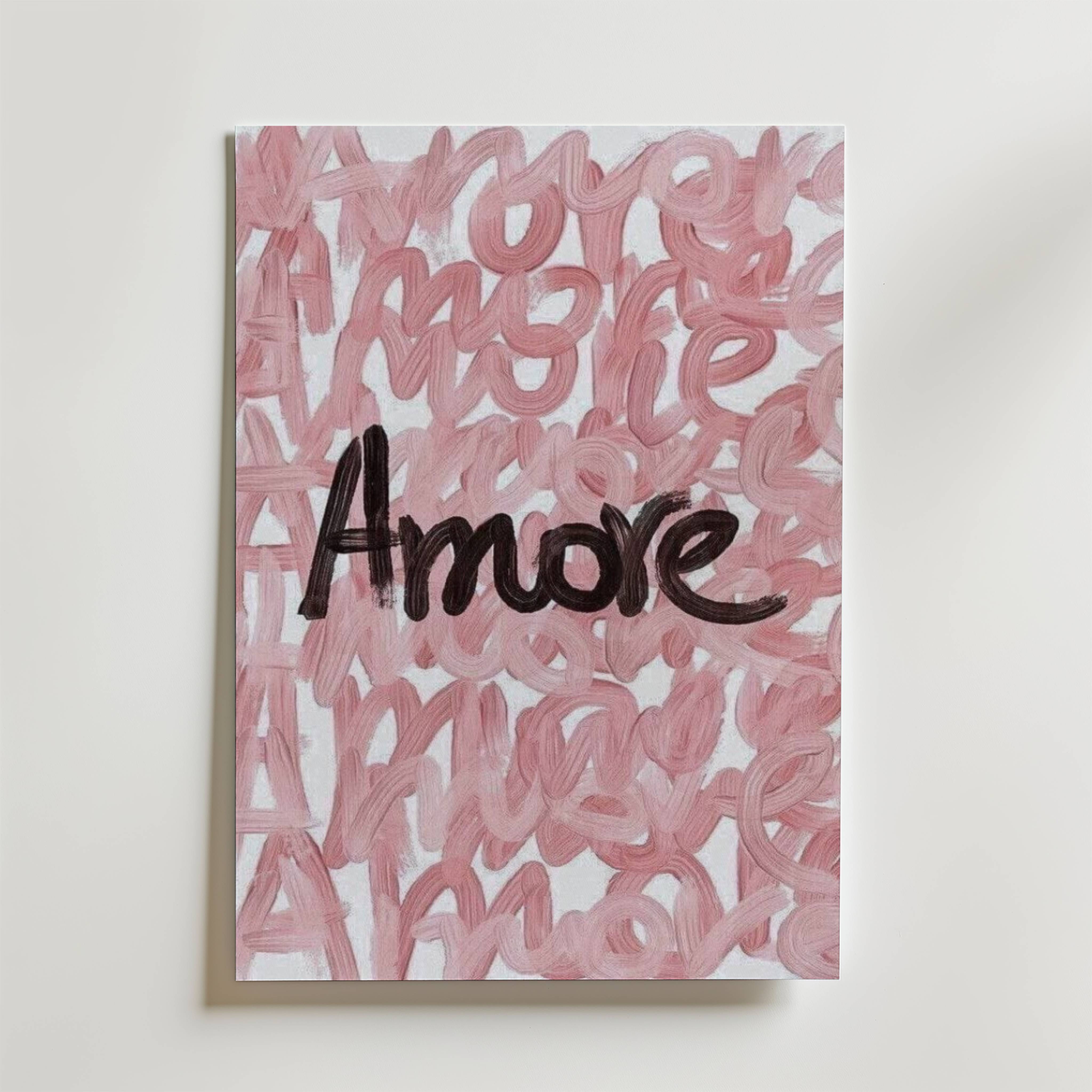 Amore Poster - Premium Canvas 100x140 cm