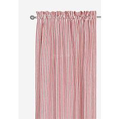 Vævede, stribede panelgardiner 2-pack