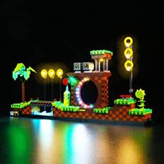 GC Light kit för Lego Ideas Sonic the Hedgehog 21331 (Lego Set ingår inte) (klassisk)