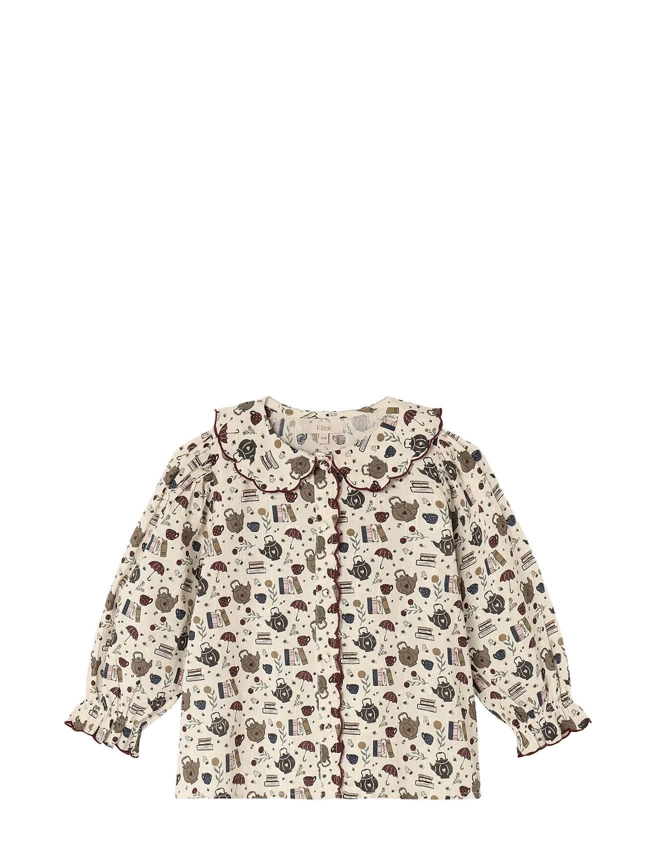 Fliink Cosy Ls Blouse - Cream - 86