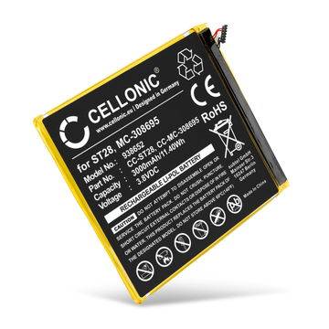 CELLONIC MC-308695, 58-000255, ST28 batteri för Amazon Kindle Fire 7 2019, M8S26G surfplatta & tablet - ersättningsbatteri 3000mAh, 3.8v
