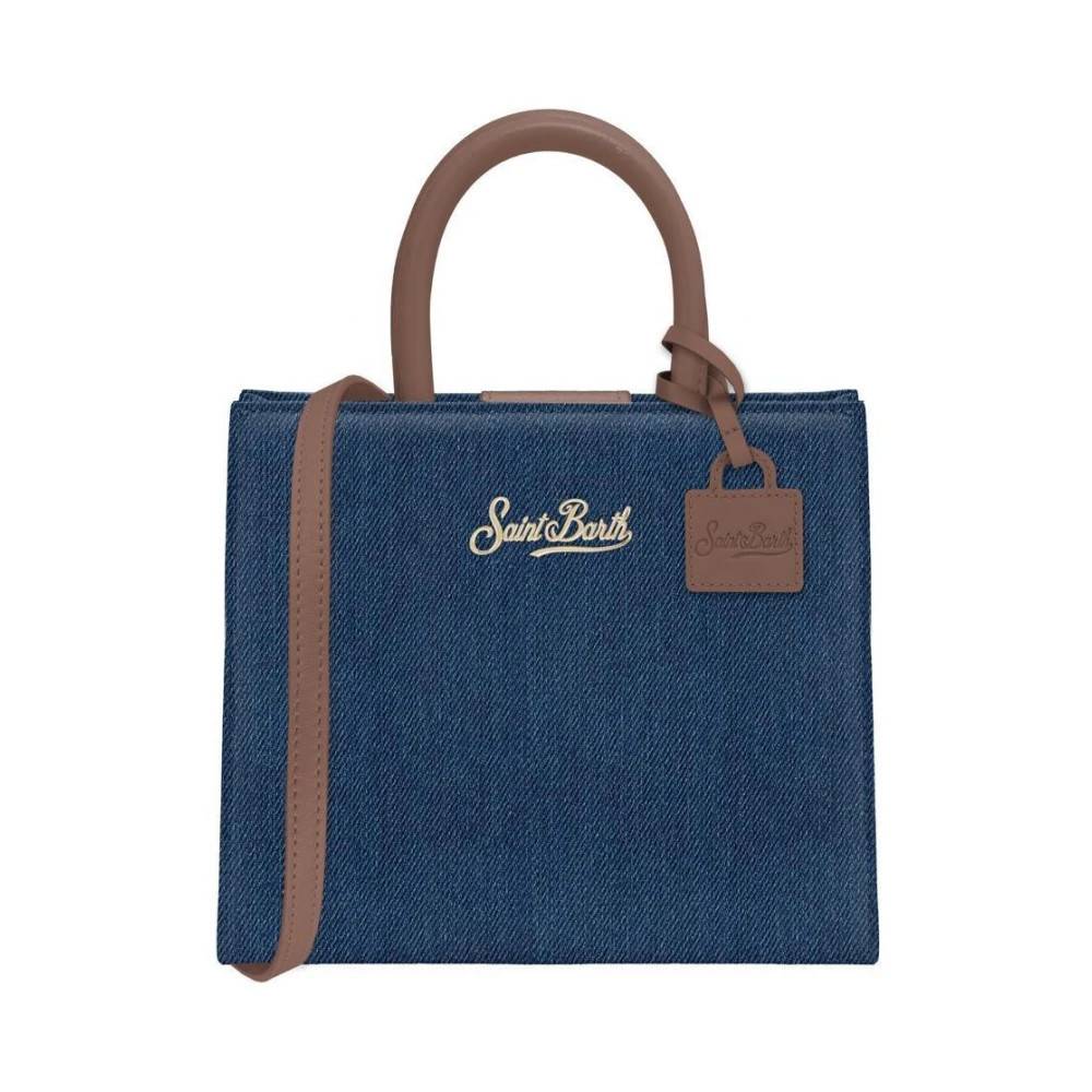 MC2 Saint Barth Shop Bag Mini - Tasker - Dame - Blå - ONE SIZE - Denim