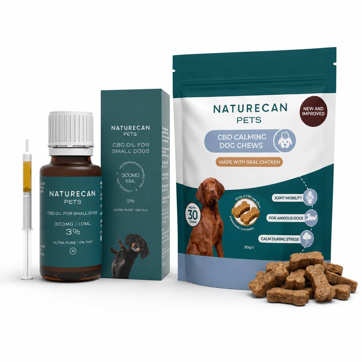 Lugnande CBD Hundgodis paket
